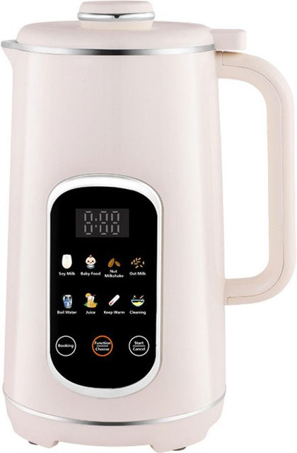 Nensit Nussmilchbereiter 8 in 1 Programmierbare Sojamilchmaschine mit Digitalem Display und Selbstreinigungsfunktion, Weiß, 12 l - Bild 1