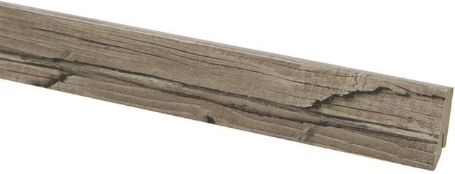 Sockelleiste aus MDF in Braun im rustikalen Design mit Klick-System, B/H/T: 240 x 0,58 x 0,18 cm - Bild 1
