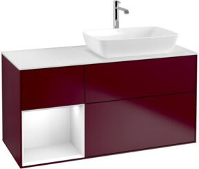 V&B Waschtischunterschrank Finion in Weiß lackiert, Breite: 120 cm, Tiefe: 50,1 cm, Höhe: 50,1 cm - Bild 1