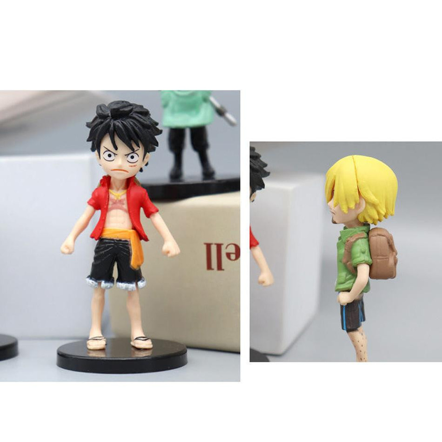 Fashnics One Piece Luffy Actionfigur 6-teiliges Set PVC - Bild 2