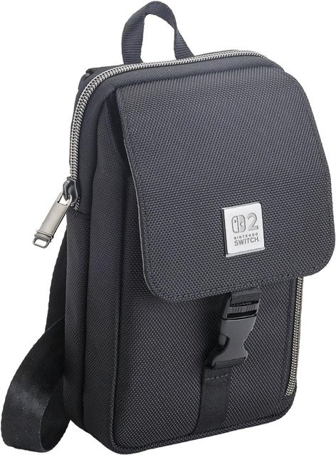 Nintendo Switch 2 Crossbody Tasche MC16 mit Schultergurt in Schwarz - Bild 1