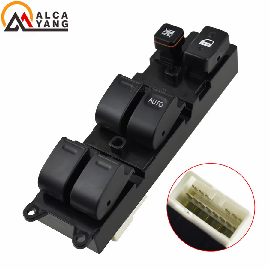 Malcayang Elektrischer Fensterheber-Hauptschalter für Toyota Landcruiser 80 Serie 1990-1998, Schwarz, 84820-35020 - Bild 2