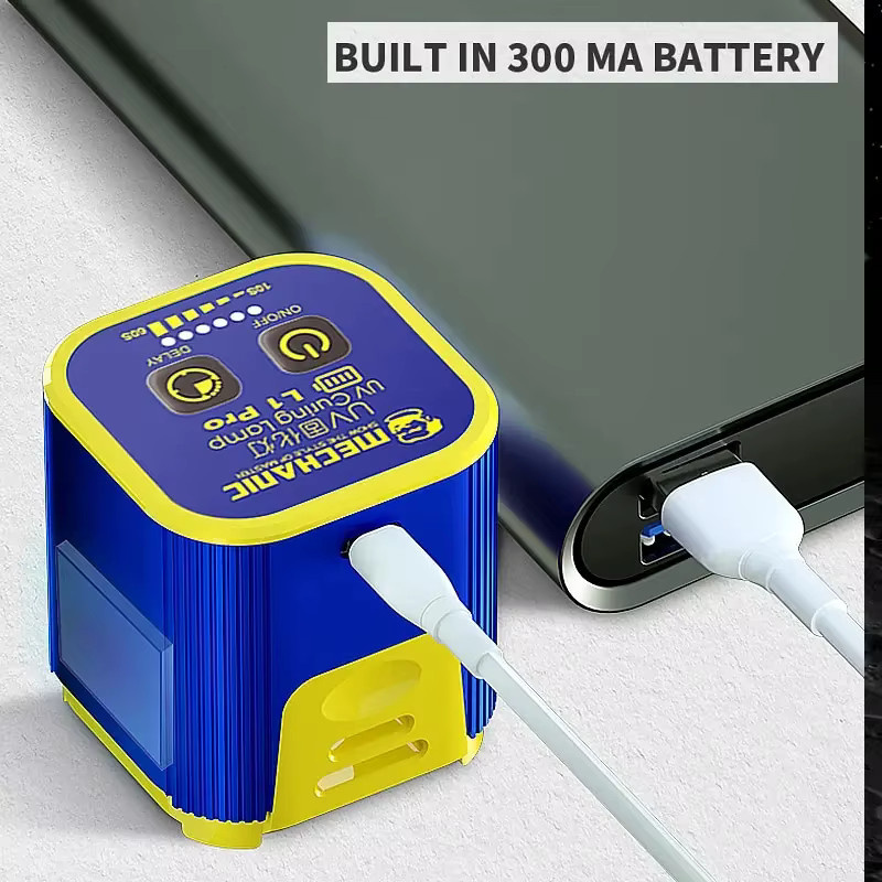 MECHANIC L1 Pro UV-Härtungslampe für schattenlose Aushärtung von UV-Kleberharzen und grünem Öl - Bild 2