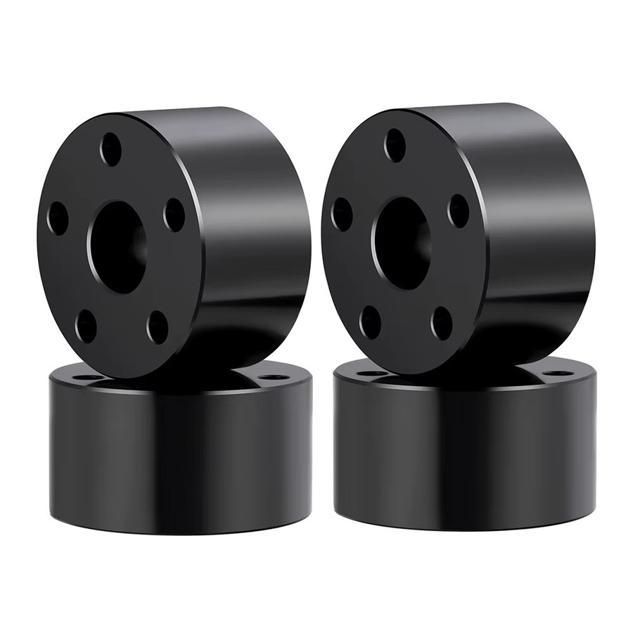 TRINOOD Radverbreiterungen Vorderräder Nabenadapter, 4-teiliges Set, 1:10, Metall, Schwarz - Bild 3