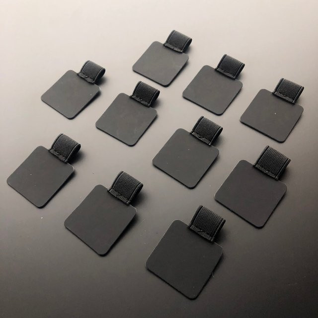 10er-Pack elastische Stiftschlaufenhalter aus PU-Leder mit selbstklebender Rückseite für Notizbücher und Planer - Bild 1