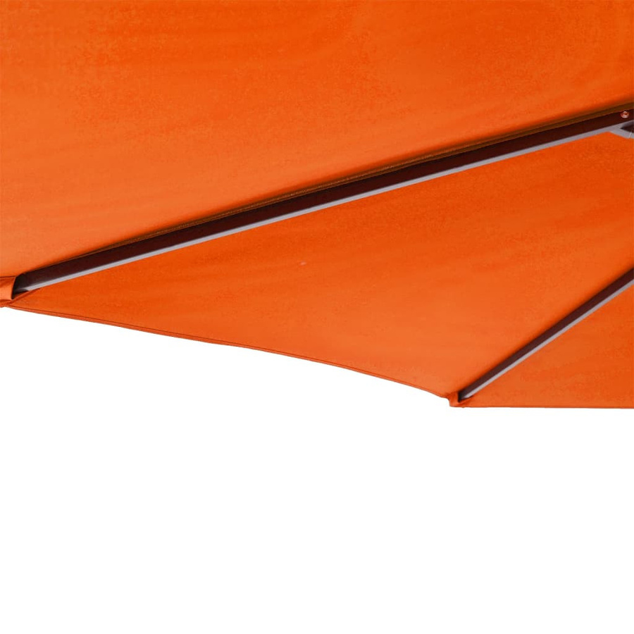 vidaXL Sonnenschirm aus Polyester und Stahl in Terracotta, B/T/H: 225 x 225 x 212 cm - Bild 4