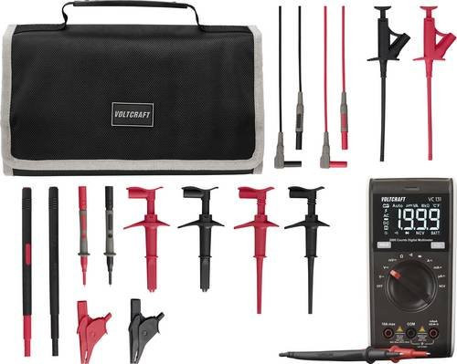 VOLTCRAFT VC-131 Multimeter mit MLSet-100 Messleitungen und Tasche - Bild 1