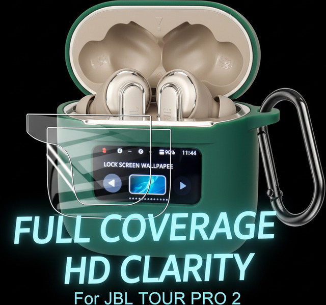 JBL TOUR PRO 2 Display-Schutzfolie aus transparentem TPU, kratzfest und ultra-dünn - Bild 1