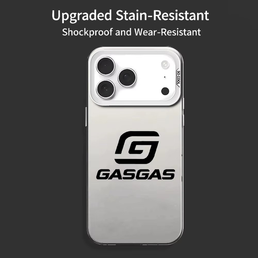 GASGAS Handyhülle für iPhone 12-17 transparente Jelly-Hülle aus weichem TPU stoßfest und anti-vergilbend - Bild 3