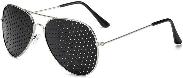 Dote Pilot Sonnenbrille, Aviator, Kunststoff, Vollrand, Damen, black - Bild 1