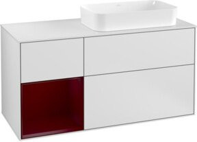 V&B Waschtischunterschrank Finion in Weiß lackiert, Breite: 120 cm, Tiefe: 50,1 cm, Höhe: 50,1 cm - Bild 1