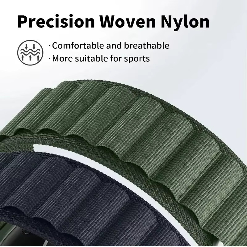 Xiaomi Uhrenarmband Nylon, Schwarz, Unisex - Bild 4