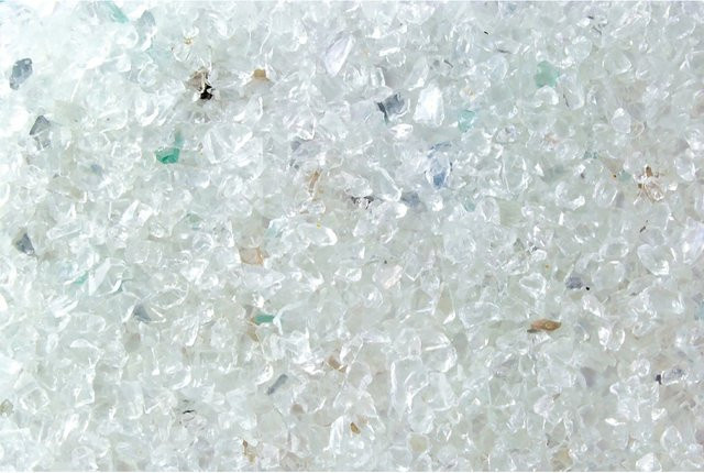 Scherf Glassplitt Kristall-Klar transparent 4 - 8 mm 10 kg - Bild 1
