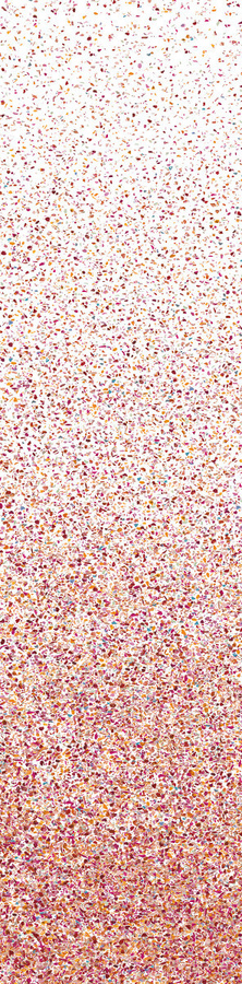 Isidore Leroy Wandbehang Mural Terrazzo Rouge in Rot und Multicolour mit abstraktem Design - Bild 1