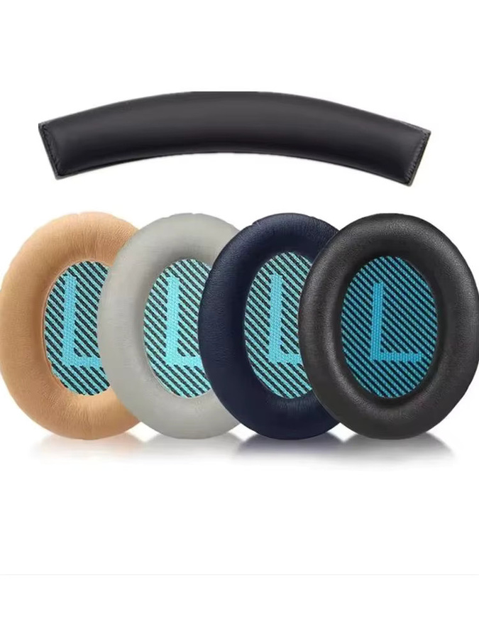 Bose Ersatz-Ohrpolster für QuietComfort QC2 QC15 QC25 QC35 AE2 AE2i AE2w in Schwarz - Bild 5