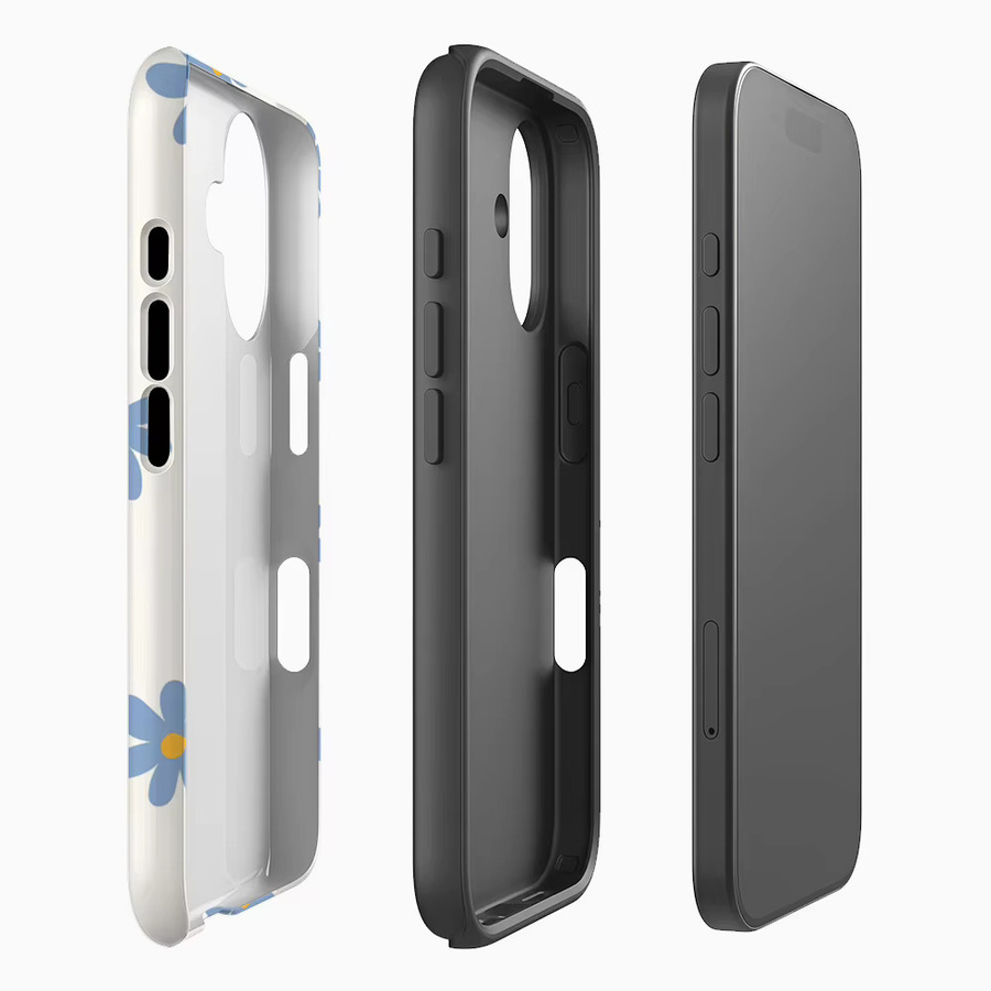 Sky Daisy Robuste Handyhülle für iPhone 17 16 15 14 13 Pro Max Plus mit Magnetfunktion und Einzel- oder Doppelschicht-Schutz - Bild 2