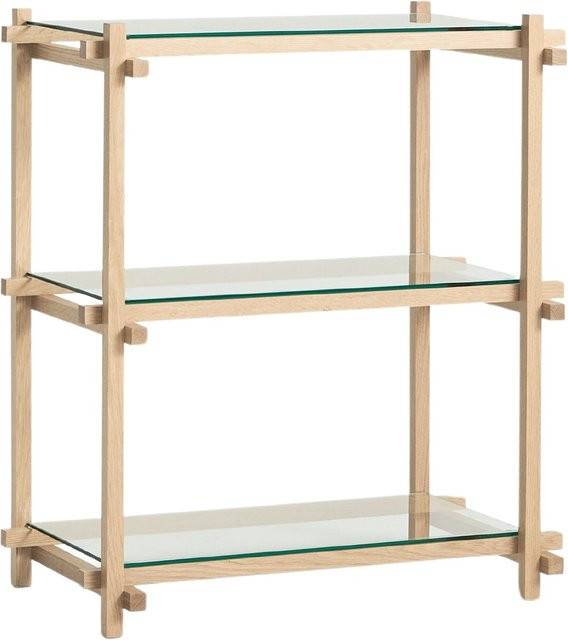 HAY Woody Regal in Braun mit modernem Design als freistehendes Leiterregal - Bild 1