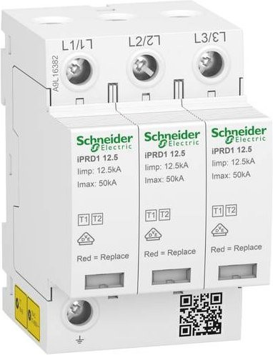 Schneider Electric A9L16382 Kombiableiter in Rot und Weiß - Bild 1
