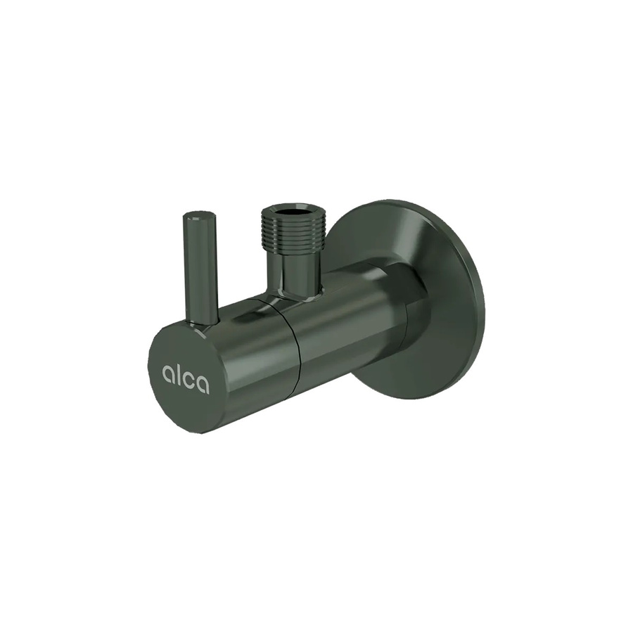 Alcadrain Eckventil mit Filter in Gun Metal-Glanz, 1/2 Zoll x 3/8 Zoll - Bild 2