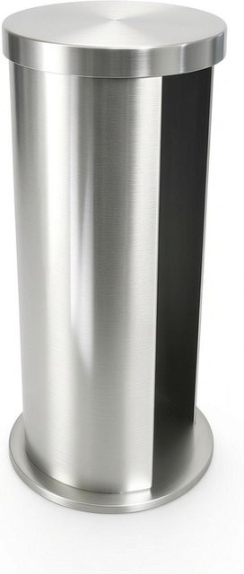KaiSai Kosmetik-Wattepads-Halter aus Edelstahl in Silber für Schminktisch und Badezimmer - Bild 1