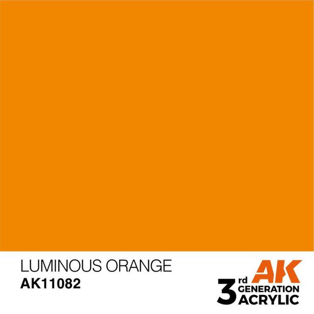 AK Interactive Luminous Orange, 17ml - Bild 1