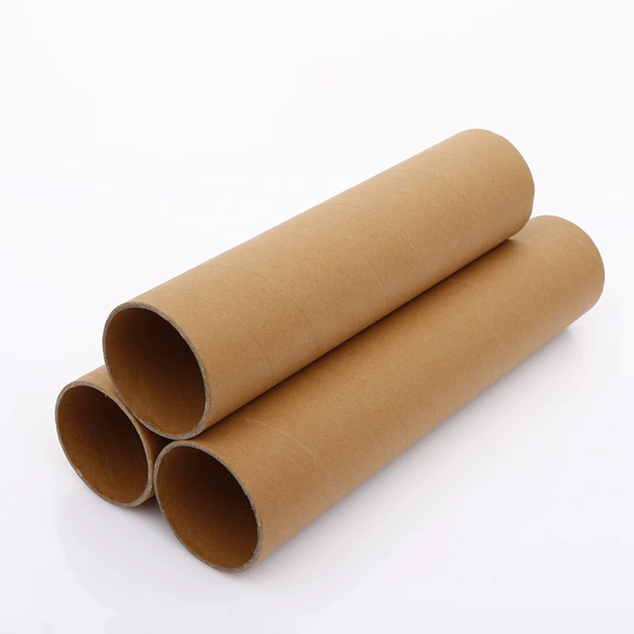 Braune Versandröhren aus Wellpappe für Poster und Dokumente mit Endkappen, Durchmesser: 5,0 cm, Länge: 30,0 cm - Bild 2