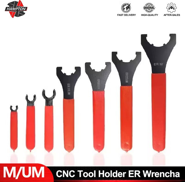 HAMPTON ER Spannschlüssel für ER11/16/20/25/32 Collet Chuck Muttern und Fräser-Bit-Halter für CNC-Drehmaschinen - Bild 1