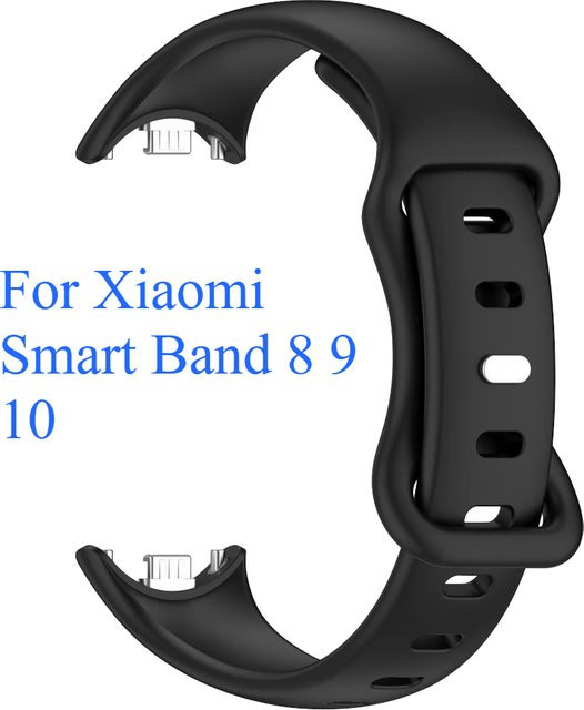 Xiaomi Uhrenarmband, Gummi, Schwarz, Unisex - Bild 1