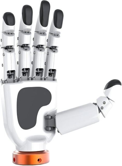 GoLingLing Roboterhand, programmierbarer humanoider Roboter-Kit, mit bürstenlosem Motor, 5 kg Traglast, Weiß - Bild 1