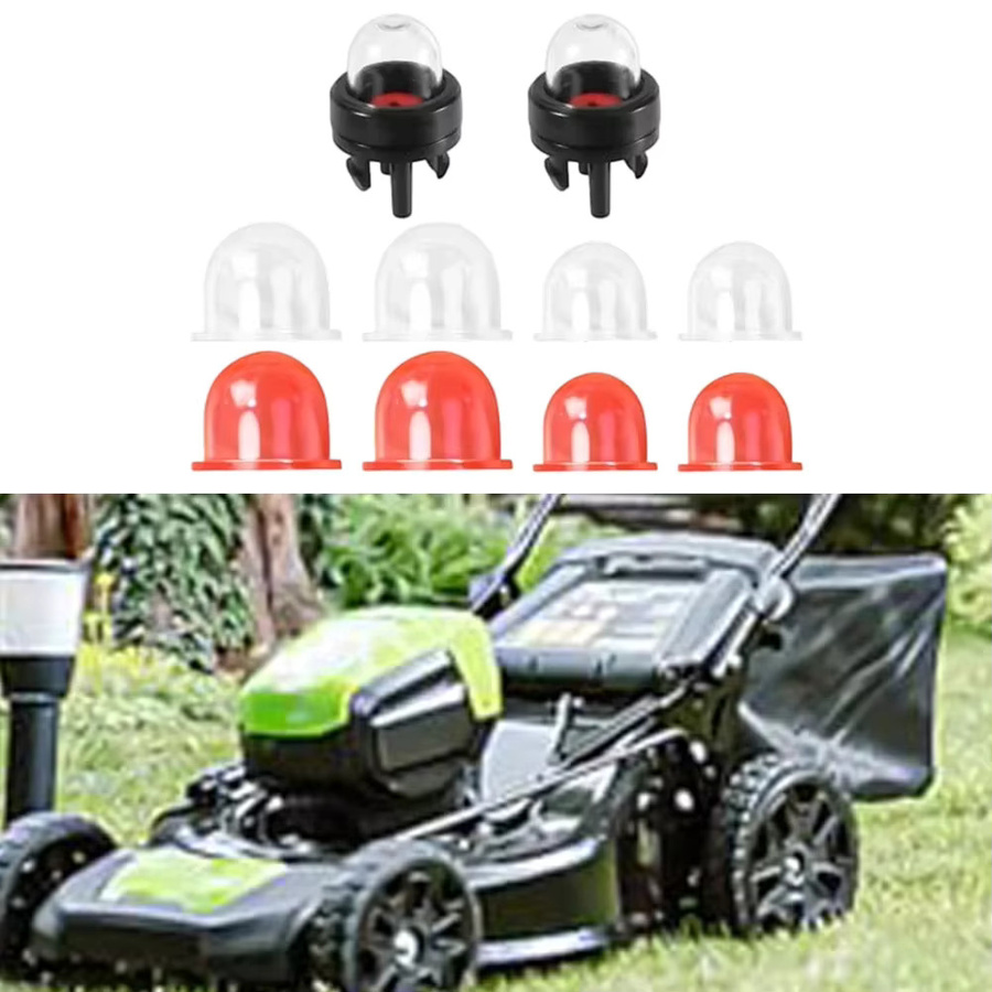 10er Set VIBRATITE Kraftstoffbirnen und Primer-Pumpen für 2-Takt-Kleinmotoren, transparent - Bild 2