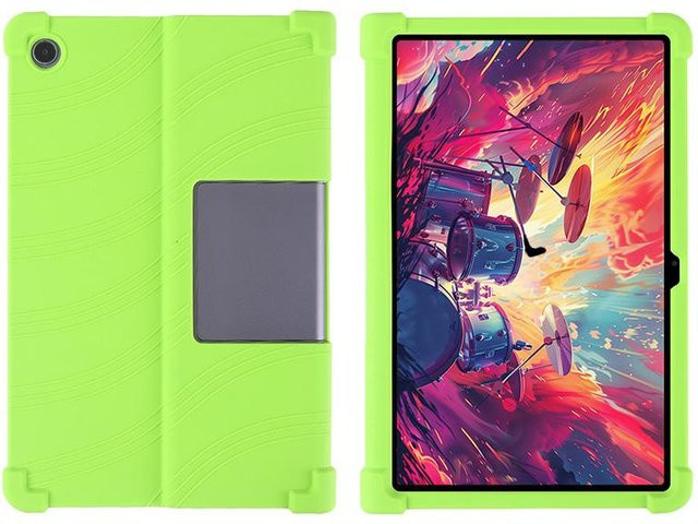 Lenovo XiaoXinPad Studio 11,5 Zoll Tablet Hülle, stoßfeste Silikon-Schutzhülle mit Ständer, Grün - Bild 1