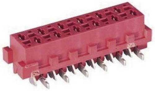 TE Connectivity Micro-MaTch Buchsengehäuse-Platine, Polzahl 8, Rastermaß: 1.27 mm, Farbe: Rot, 7-188275-8 - Bild 1
