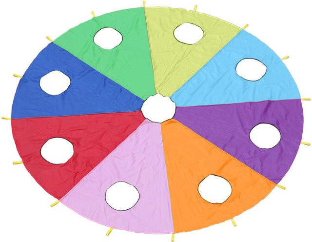 Fishine Fallschirm-Maulwurf-Spielzeug, aufblasbarer Stock, blau - Bild 1