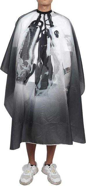Shoemst Friseurschürze, wasserdicht, grau, Unisex - Bild 1
