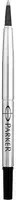 Parker QUINK Tintenrollereinsätze für Rollerball-Stifte, 0,7 mm, Schwarz/Silber - Bild 1