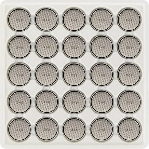 GP CR2032 Knopfzellen-Set 3V 230 mAh Silber 25 Stück - Bild 1