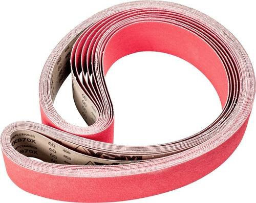 PFERD Keramikkorn Schleifband CO-COOL 60 für Edelstahl, 10 Stück, L x B: 2000 x 75 mm - Bild 1