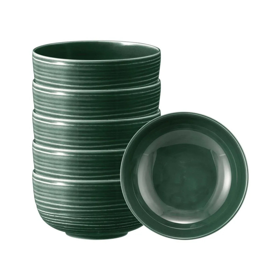 Seltmann Weiden Terra Foodbowl Müsli Schale aus Keramik Moosgrün 6er Set Durchmesser: 17,7 cm - Bild 2
