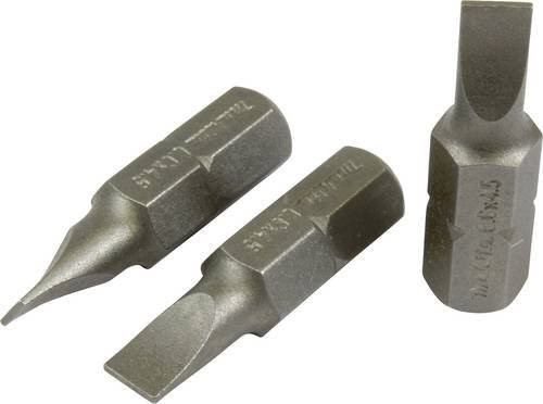 Makita Langschlitz Bit aus Stahl B-23525 mit einer Breite von 0,6 mm, einer Tiefe von 4,5 mm und einer Höhe von 25 mm - Bild 1