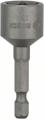 Bosch Bit-Holder Steckschlüssel-Maschinenaufnahme aus Edelstahl, Farbe: Grau, 13 mm - Bild 1