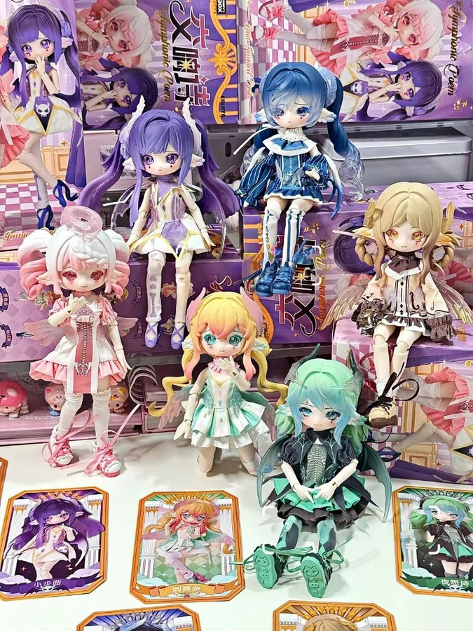Bandai Luluya Symphonic Poems Serie 1/8 Bjd Blind Box, Anime Figur Puppe, Einzelfigur - Bild 2