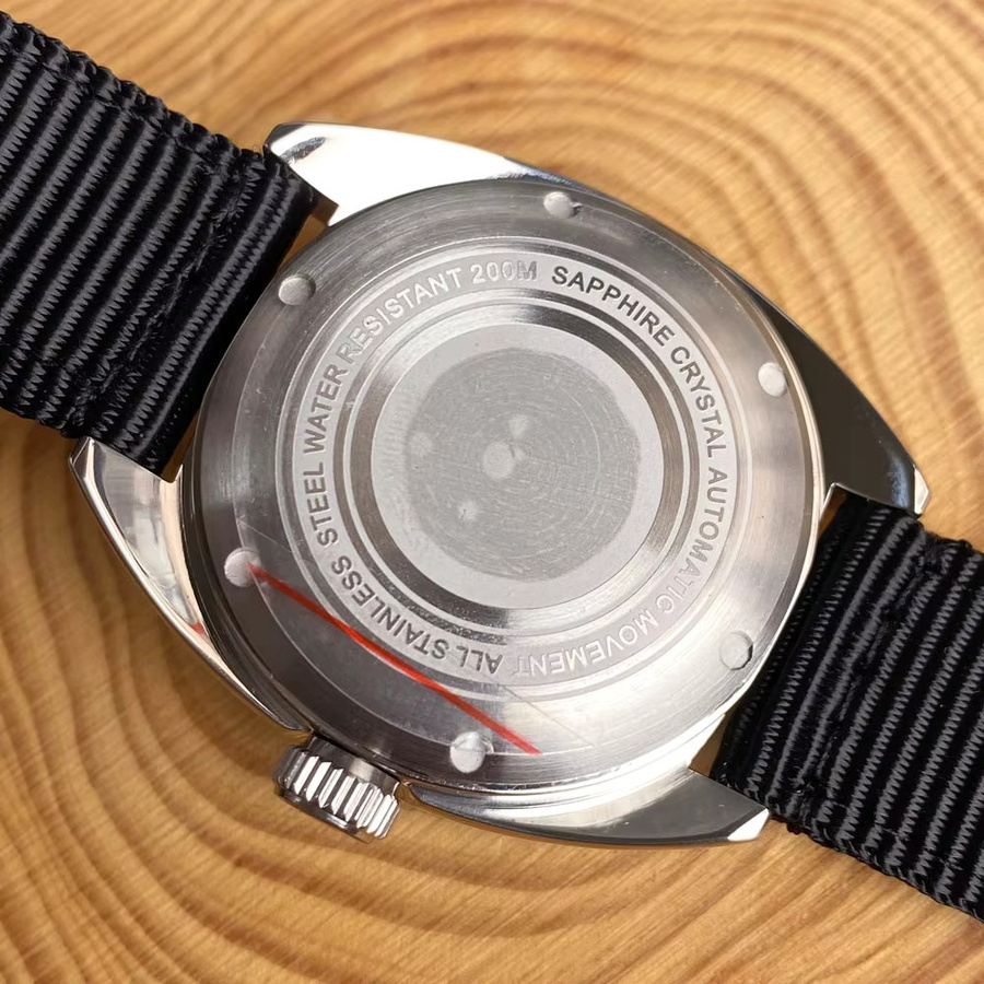 Tandorio Herrenuhr, Automatik, Edelstahl, 36 mm, Saphirglas, Schwarz - Bild 2