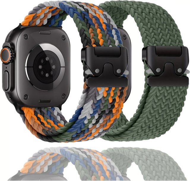 Correa Uhrenarmband, geflochten, Textil/NATO, bunt, Unisex - Bild 1