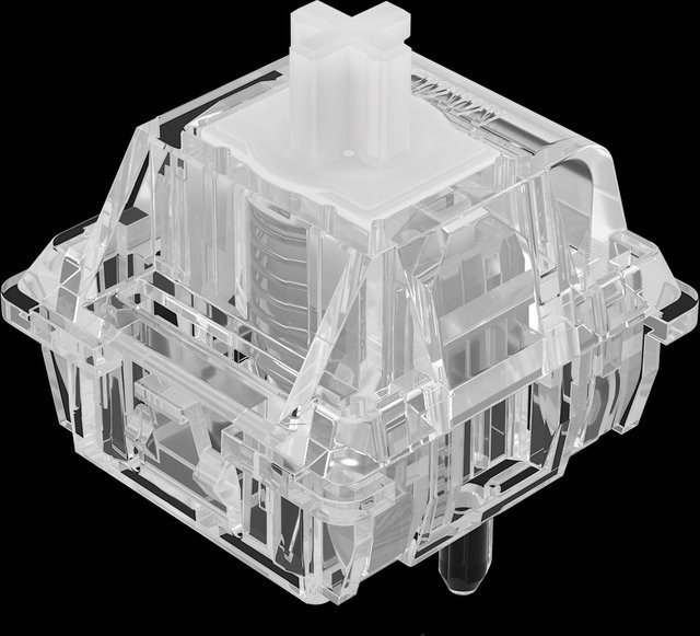 KPrepublic MMD C1 Hall Effect Magnetschalter Linear für mechanische Tastaturen, transparent, PC-Gehäuse - Bild 1