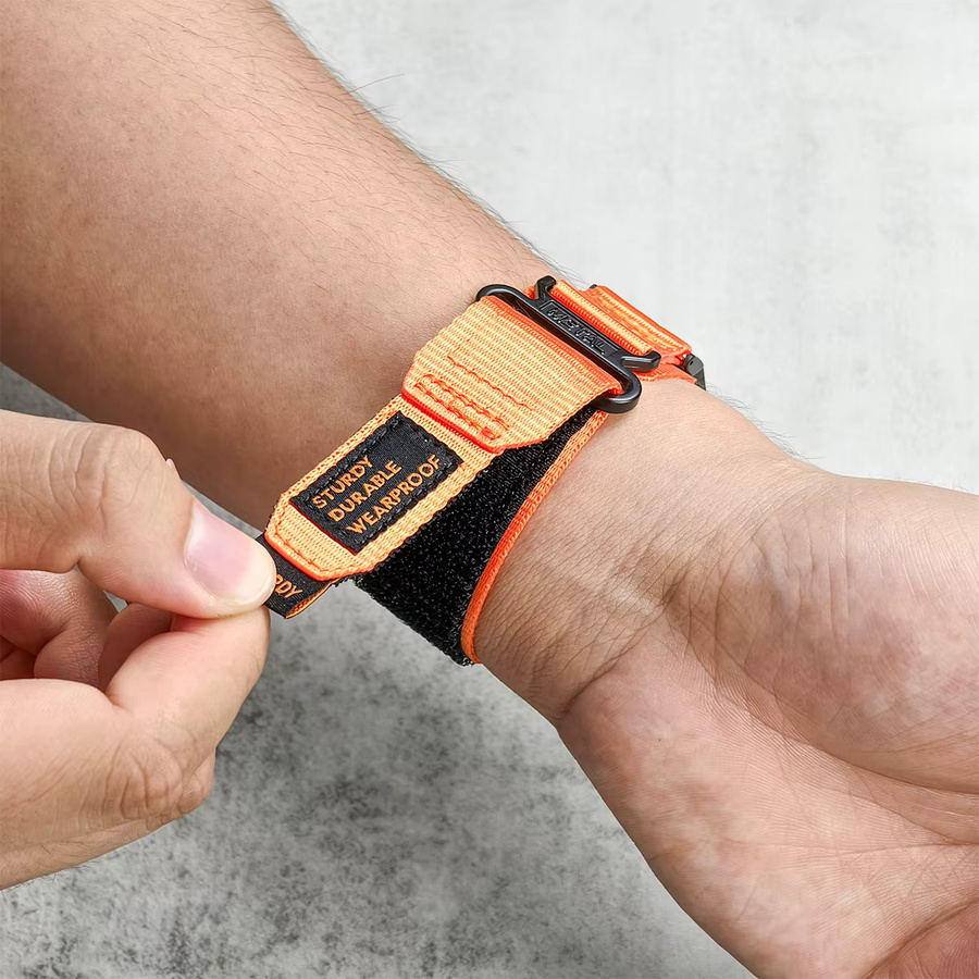 OAKCHARM Uhrenarmband Nylon, orange, Unisex - Bild 2