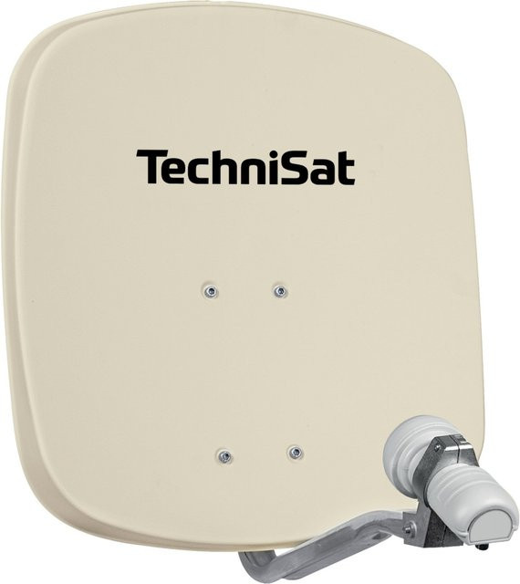 Technisat DigiDish 45 Universal-V/H-LNB Satellitenantenne in Beige - Bild 1