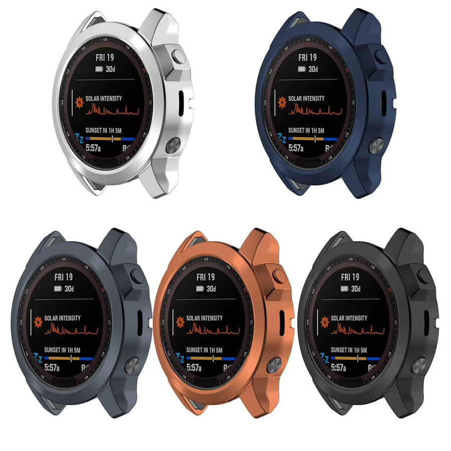 Garmin Smartwatch Schutzhülle, Silikon, Schwarz, Unisex - Bild 4