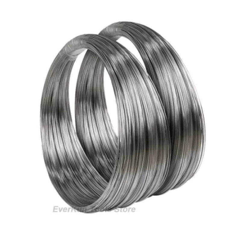 Elastischer Federdraht aus 304 Edelstahl in Silber, Einzelstrang-Zurrdrähte in verschiedenen Stärken von 0,4 mm bis 4 mm - Bild 3