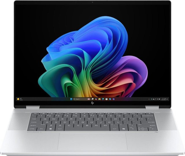 HP OmniBook X Flip 16-as0053ng Convertible Laptop in Silber mit Intel Core Ultra 5 226V, 16 Zoll Display, 512 GB SSD und Windows - Bild 1