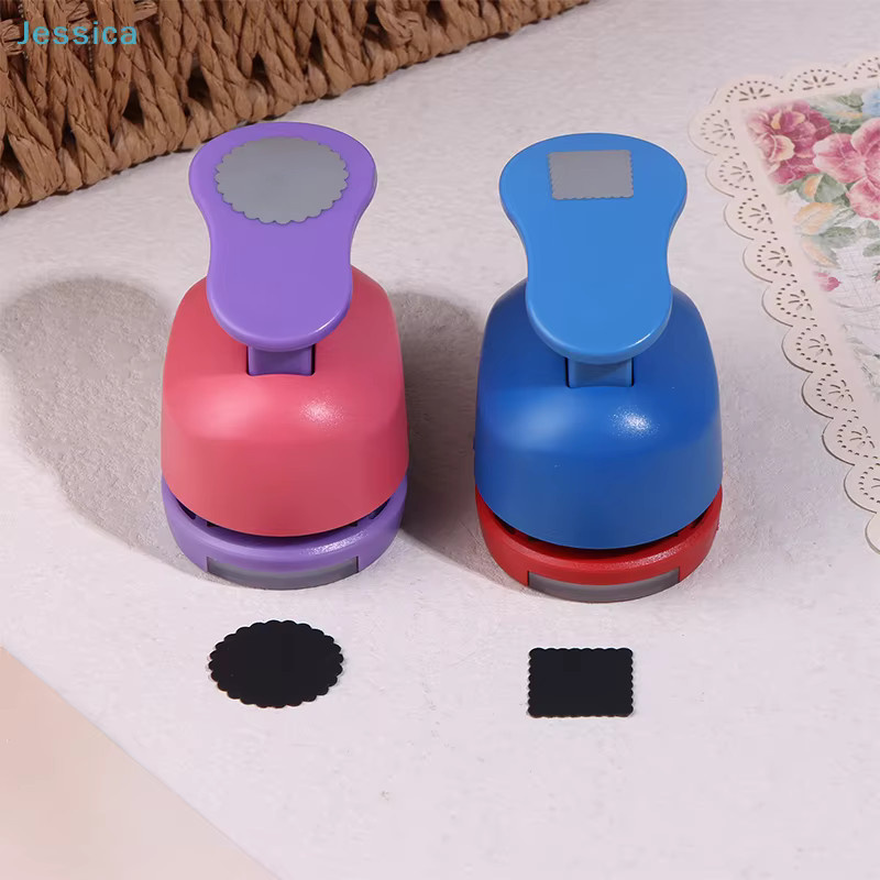 Jessica DIY-Bastelpapierstanzer für gewellte Quadrate in Multicolour, 2,5 cm - Bild 1